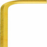 1/16 GoldGuard Plated Hex LWrench Short Bulk