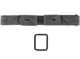 Toxen Buckle Free Comfortable Elastic Belt For Women Or Men Nvisible Elastic Belt For Jeans Pants Dresses Stretch Waist Belt (Gr