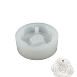 CAKE DECOR Small Rose Flower Silicone Candl, Soap, Fondant Mold, 1 Cavity 6.5 x 2 cm Flexible, NonStick, HeatResistant Mould f