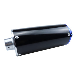 Aluminum Blue 28Mm Motorcycle Exhaust Muffler With Clamp For 50Cc 70Cc 90Cc 110Cc 125Cc Chinese Pit Trail Dirt Bike Mini Motocro