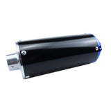 Aluminum Blue 28Mm Motorcycle Exhaust Muffler With Clamp For 50Cc 70Cc 90Cc 110Cc 125Cc Chinese Pit Trail Dirt Bike Mini Motocro