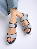 Shoetopia Girls Live Grey Sandal - 3 Uk (Girls-Live-Grey),Grey,3,B0CQK4BFG3