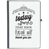 Udnag Ruled Notebook Diary Future | Do Something Today, [A5 80Pages 80Gsm]
