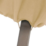 Classic Accessories 58932 Terrazzo High Back Patio Chair Cover,Sand,High Back Dining Chair