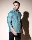 Dhruvi Trendz Mens Cotton Blend Men'S Casual Shirt Regular Fit Western (Dt-Ms-6017_Rama_2Xl)