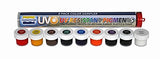 UVO Colorants UV Resistant Colorants for Epoxy or Urethane Materials 9 Pack Sampler Tube