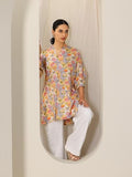 Libas Women'S Cotton Blend Floral Straight Kurtis (29667_Multicolour_M)
