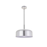 Living District Indoor Modern Home Decorative Bright Ceiling Etude 1 Light Brushed Nickel Pendant