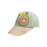 Famwrapz Kids Unisex Cotton Cap With Cute Cartoon Design, Perfect For Ages 23 Years, Toddler Cap For Boys & Girls Sun Protectio
