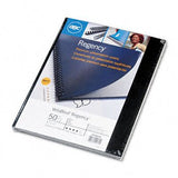 GBC VeloBind Presentation Covers COVER,COMP,11X8.5,PLN,BK 54549 (Pack of2)