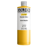 Fluid Acrylics by GOLDEN, Diarylide Yellow, 16 fl. oz. Bottle, Professional Acrylic Paint, SemiOpaque