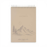 INNAXA A4 Sketchbook | 120 Pages (60 Sheets), 140 GSM Premium Skeching Paper | Top Spiral Bound | Baige Cover | Sketchpad for Ar