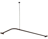 Kingston Brass CC3145 Corner Shower Rod, Oil Rubbed Bronze