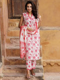 Shienzy Womens Cotton Blend Kurta And Pant (Shz1429_Maroon_2Xl)
