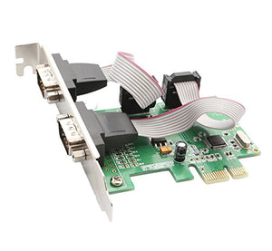 Io Crest 2 Port Serial Pci-E 1.0 X 1 With Full And Low Profile Brackets Si-Pex15037