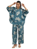 Libas Womens Printed Silk Blend Co-Ord Set For Women