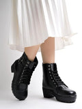 Shoetopia Girls Bt-Joy Black Ankle Boot - 4 Uk (Girls-Bt-Joy-Black),Black,4,B0CQPD2FDY