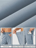 Toplot Womens Functional And Fashionable Cargo Pant (Women-Cargo-5224-Silver-28),Silver,28,B0DTF6F4TT