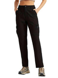 Toplot Womens Functional And Fashionable Cargo Pant (Women-Cargo-5224-Black-28),Black,28,B0DTF6GFSD