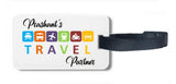 PrashantS Travel Partner Name Luggage Tag Customised Personalized Tour Travel Tag 02