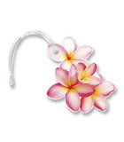 Isle Heritage Luggage Tag Plumeria Pink, Yellow One Size
