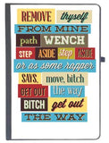 Udnag Ruled Notebook Diary Meme, [A5 80Pages 80Gsm]