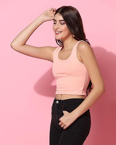 Toplot Women'S Combo Solid Ribbed Scoop Neck Sleeveless Slim Fit Tank Top Pack Of 2 (Combo-5069-Pch-Pnk-Xl),Peach-Pink,,B0CG5JXWHT