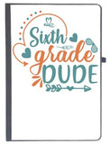 Udnag Ruled Notebook Diary School | Sixth Grade Dude, [A5 80Pages 80Gsm]