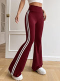 Toplot Women'S Flare Leg Bell Bottom Pants Trouser (Pant-5159-Maroon-30),Maroon,30,B0CVN4DP4S