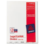Avery Individual BottomTab Legal Exhibit Index Dividers