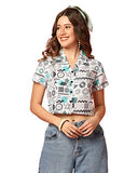 Toplot Women'S Casual Printed Crop Top With Short Sleeve Pack Of 2 (Combo-5135-Rou-Cku-Xs),Round-Chiku,,B0CCXVFG4H