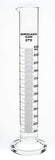 OCTA Borosilicate 3.3 Glass Measuring Cylinder with Graduation Marks for Measuring of Liquids (250 ML (Pack of 1))