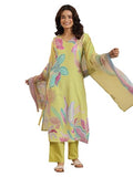 Libas Women'S Cotton Blend Kurta Sets (400613_Multi_S)