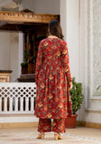 Greciilooks Rayon With Dupatta Kurti Festive Set For Women | Regular Fit Kurta (Gl-K2747&P169&D106_Red_S)