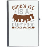 Udnag Ruled Notebook Diary Chocolate | Chocolate Is A Dairy Food; Nanny Piggins, [A5 80Pages 80Gsm]