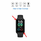 MIHENCE [ 3PCS ] Compatible with Amazfit Band 7 Screen Protector, 3D Full Screen Coverage Curved Edge PAMA Protective Film for F