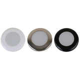 Scandvik A3C Downlight Kit Warm White W/ Ss, White, And