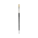 Creative Mark Pro Stroke Premium White Chungking Hog Bristle Artist Paint Brush Filbert # 10 Natural Bristle Brush w/Great C