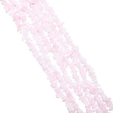 BEADIA Irregular Natural Rose Quartz Crystal Stone Loose Semi Gemstone Beads for Jewelry Making 5-8mm 80cm