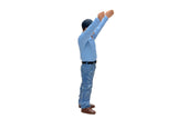 American Diorama Camera Crew Figure Ii Crew Holding Reflector For 1:24 Scale Models 77478