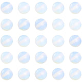 8mm White Opalite Beads for Jewelry Making - Opalescence Round Opalite Stone Beads for Bracelet