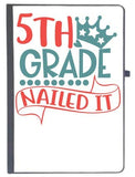 Udnag Ruled Notebook Diary School | 5Th Grade Nailed It, [A5 80Pages 80Gsm]