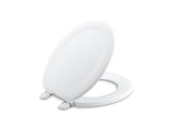 KOHLER 46480 Stonewood Toilet Seat Round,Wood Toilet Seat, Round Toilet Seats for Standard Toilets, Toilet Lid with ColorMatch