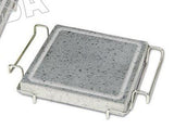 Ilsa 8.5 X 8.5 In. Square Lava Rock Plate With Stand44; 9 Piece