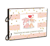 PAPER PLANE DESIGN DIY Scrapbook Photo Album Diary (22x16 cm, Multicolour)