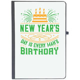 Udnag Ruled Notebook Diary Birthday | 0 New YearS Day Is Every ManS Birthday, [A5 80Pages 80Gsm]