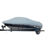 Carver 77121S-11 Styled-to-Fit Boat Cover for V-Hull I/O Runabout Boats (Including Euro-Style) with Windshield and Hand or Bow R