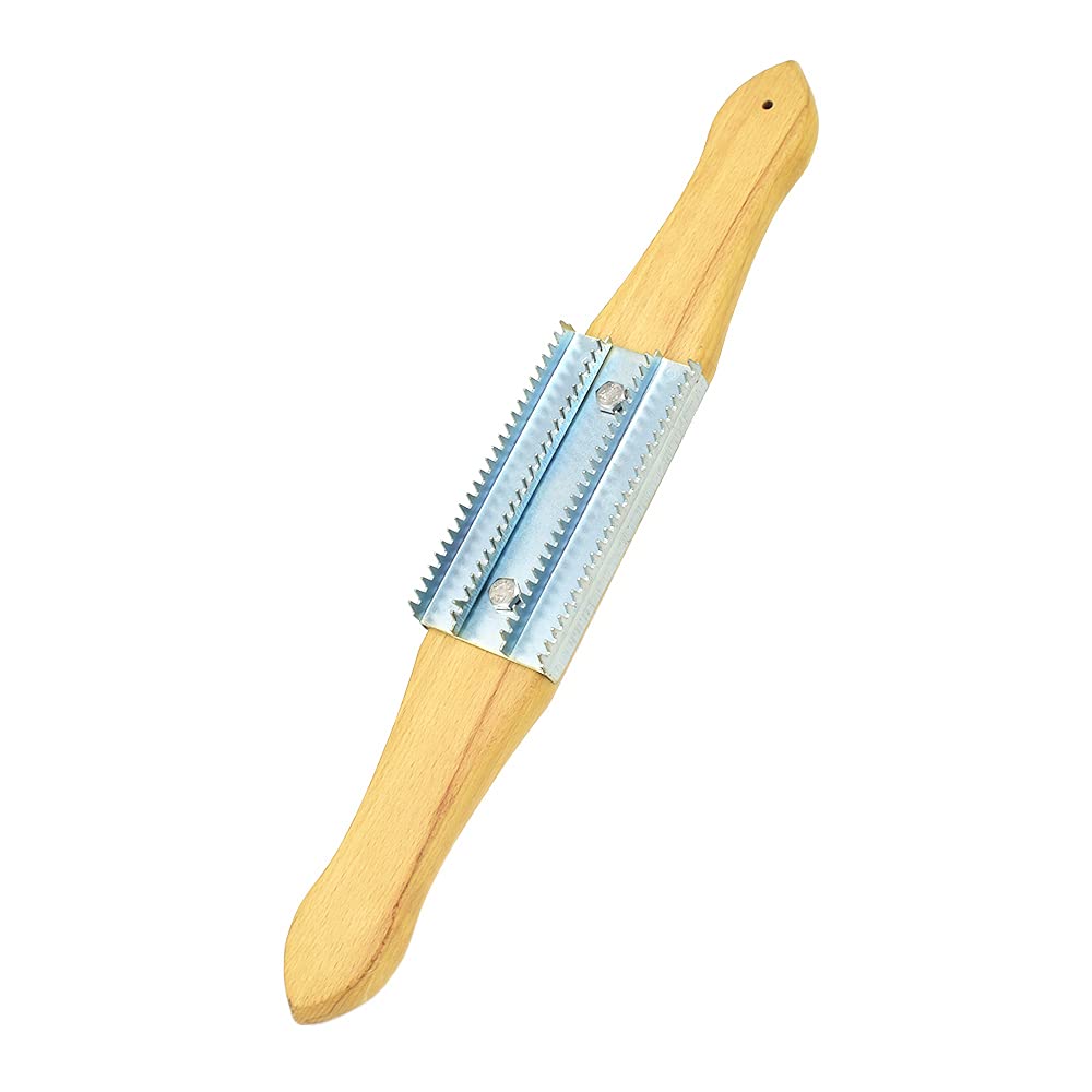 15Buffing Rake or Polishing Rake with Wooden Handle for Removing Residual Compounds and Metal from Buffing Wheel or Airway B