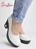 Shoetopia Solid White Pumps For Girls-Eu40,Bronze,7,B0D5HH3NCP