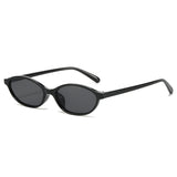Retro Cat Eye Oval Uv Protection Chic Sunglasses For Women Stylish | Anti Glare Uv400 Protected Designer Branded Goggles | Metal